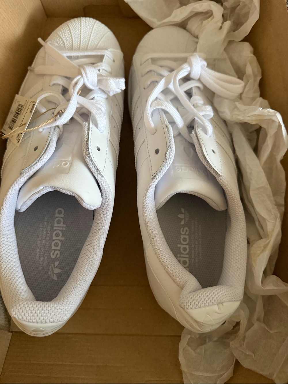 adidas Men's White Low-Top Sneakers